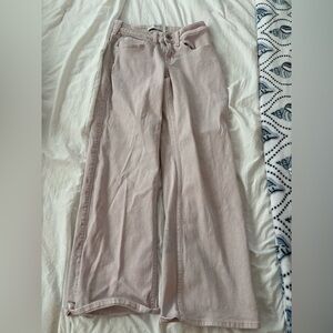 Hollister Blush Wide-Leg Baggy Pants
